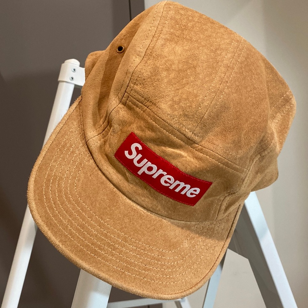 Supreme, Suede Camp Cap